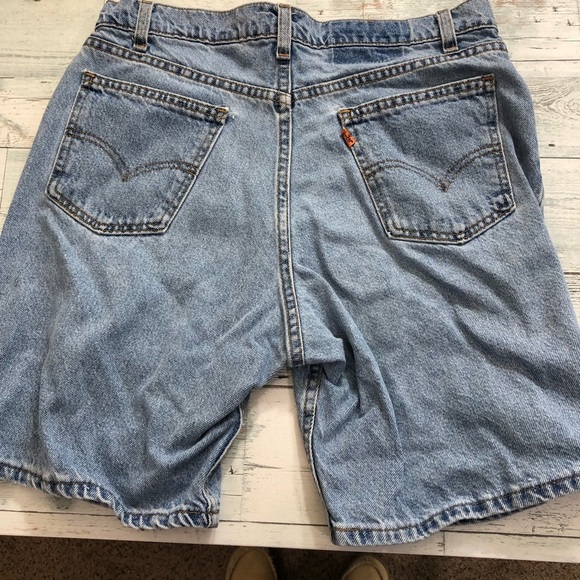 Levi's Light Blue Jean Shorts Orange Tag for Men - Picture 1 of 7